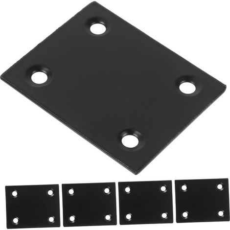 5pièces Lot de Équerres De Renfort pour Bois Plaque Droite De Support Équerre Plate pour Fixation Et Assemblage (1/5)