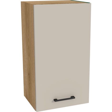 Pensile da cucina 40/72 Capri, corpo in rovere, frontale Evoke, cashmere opaco. (1/3)