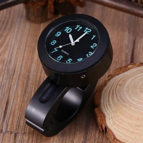 Montre de Guidon Horloge Pour Moto- Vélo 7-8" - 1" Étanche antichoc HB057 (1/4)