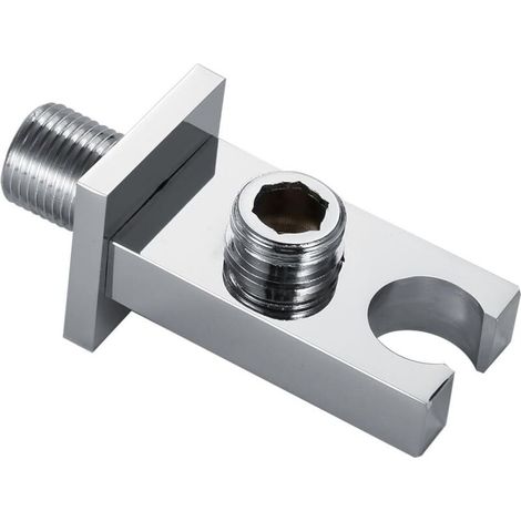 Vtizikl Connecteur de Tuyau Tête de Douche Laiton Pulvérisateur Titulaire Salle De Bains Sortie Coudière Mur Connecteur Tuyau Tête Support pour Salle de Bain