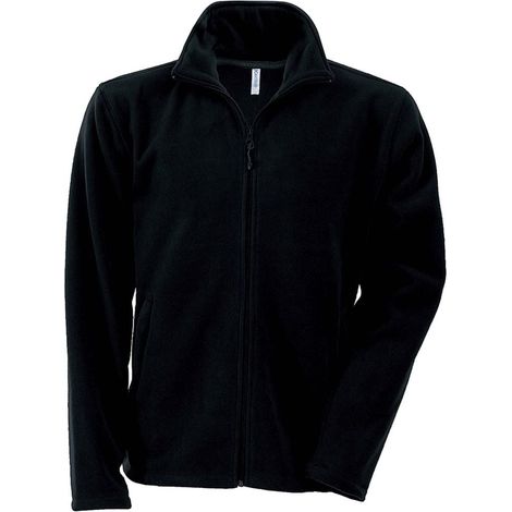 Giacca Falco Kariban in micropile con zip Nero XXL
