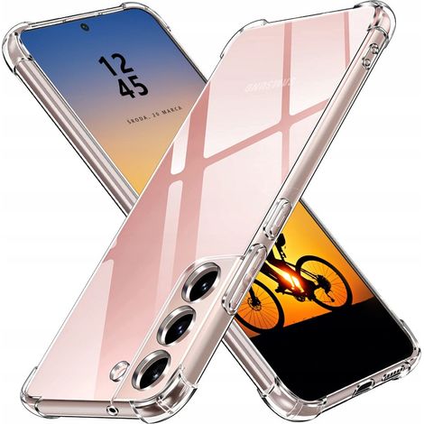 Stoßfeste, transparente, verstärkte Hülle für Samsung S22 Plus+ Glas (1/5)