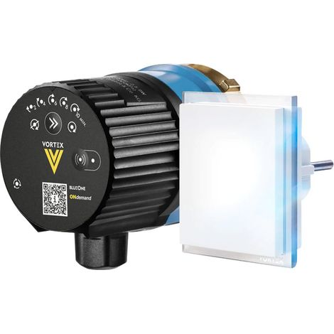 Pompe bouclage eau chaude avec vanne et clapet intégré "VORTEX" mise en route sur demande - Thermador