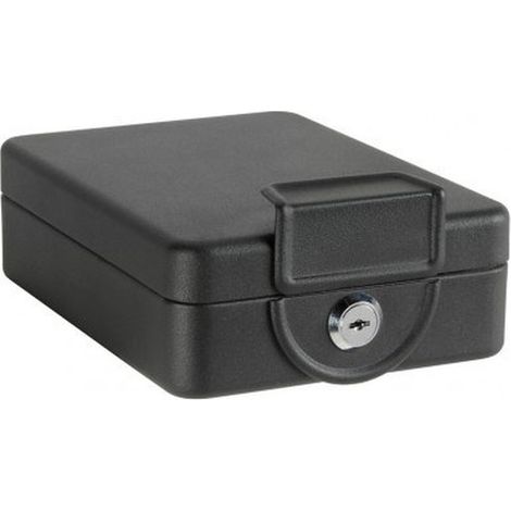 ARREGUI Private C9427 Caisse à monnaie et billets à combinaison pour ranger et transporter l'argent Coffre de sécurité en acier avec cable de fixation Coffre fort portatif 15 cm Couleur Noir (1/5)