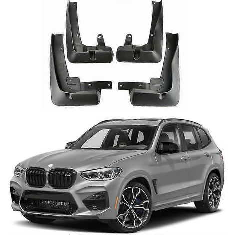 Garde-boue compatibles avec les modèles X3 M40i (2018-2022) et X3 M (2020-2022), jeu de 4 pièces. (1/5)