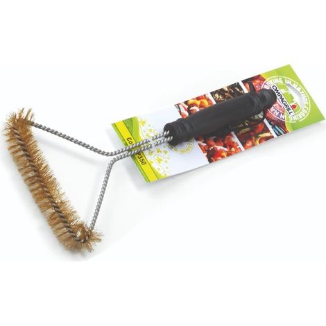 Cepillo para barbacoa ompagrill latón 35 cm limpieza