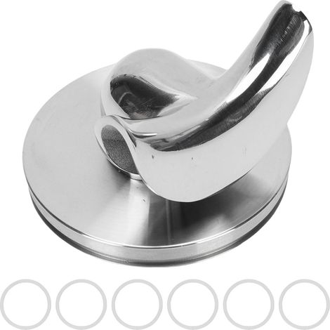 Embout Portafilter 54mm Passer de Naked à Double Bec en Acier 304 (1/5)