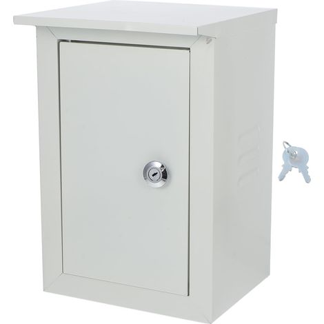 Coffret Électrique Extérieur Mural En Métal Boîte De Jonction Étanche Boîtier De Câbles Résistant Aux Intempéries Grande Capacité Pour Protection Des Circuits En Extérieur 11.81X7.87X6.30In (1/5)