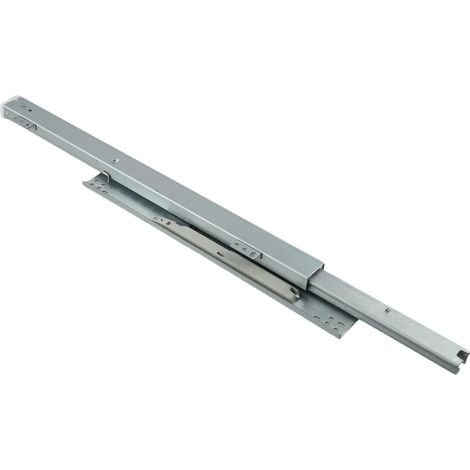 Coulisses de tiroir en acier avec ressorts antibruit pour une (450 mm) (1/5)