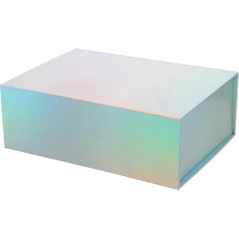 Boîte cadeau multifonction rectangulaire pliable avec couvercle magnétique, idéale pour l'emballage de cadeaux.-32.00X24.00X9.00CM-Colorful (1/3)