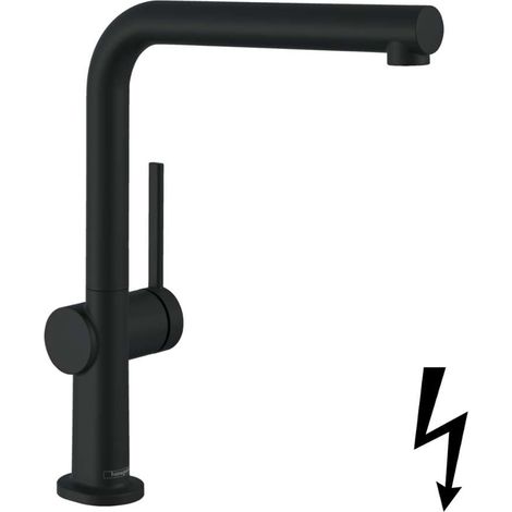 Mitigeur de lavabo Talis M54 270, basse pression, 1 jet, noir mat (1/2)