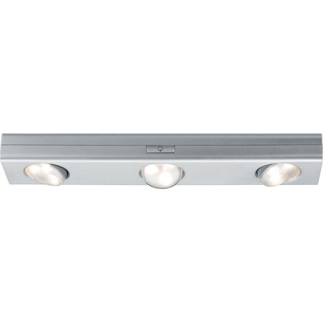 Jigle spot led armario regulable 3x0.18w luz ca'lida 3000k bateri'a regulable color cromo 706.35 opaco (1/5)