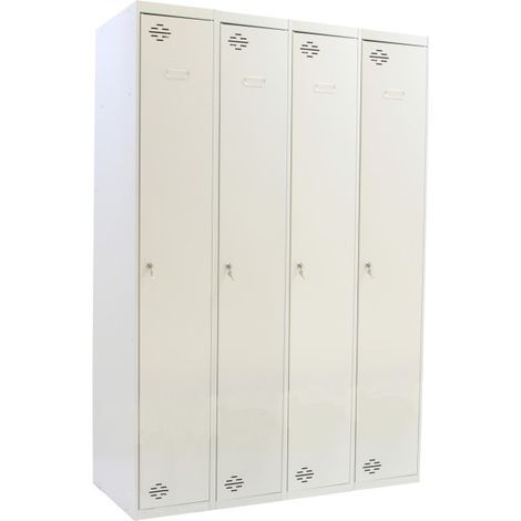 Taquillas metálicas SIMONLOCKER (180x120x50cm) GRIS PRELACADO (1/4)