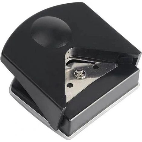 Outil de découpe de cartes photo à coins arrondis pour loisirs créatifs, scrapbooking et bricolage - Accessoires de bureau et d'entreprise - 1 pièce (noir) (1/5)