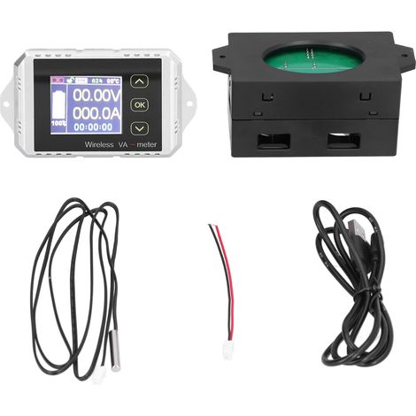Testeur de capacité de batterie VAT-4300, indicateur de tension et courant, compteur de coulombs, moniteur de charge pour accumulateur (1/5)