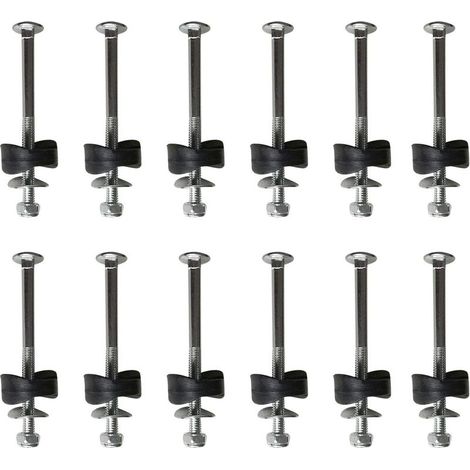 Lot de 12 entretoises de trampoline avec vis pour fixer le trampoline - Accessoires de rechange pour trampoline (1/5)
