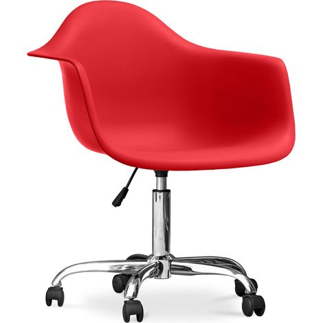 Office Chair with Armrests - Desk Chair with Castors - Weston Red (1/5)