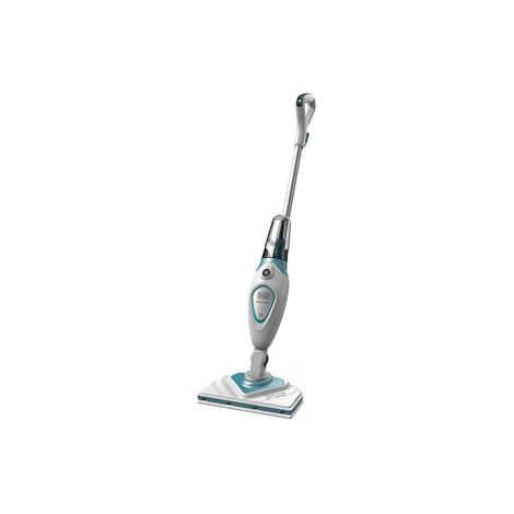 Black & Decker – Nettoyeur vapeur 1600 W – Technologie AutoSelect – Tête delta amovible – Pour sols durs – Réservoir 0,35 l – FSM1616QS
