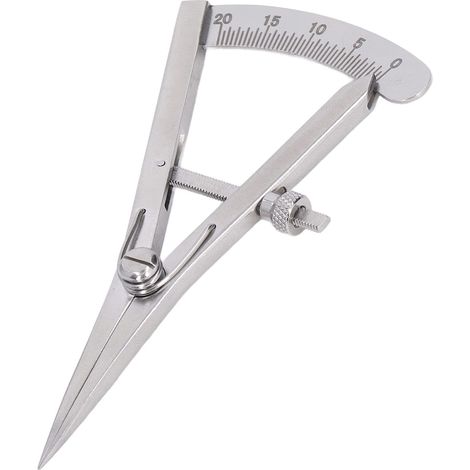Calibrador de marcado ajustable de acero inoxidable para carpintería, dispositivo de medición inclinado para metales, regla giratoria adecuada para proyectos de corte de cuero. (1/5)