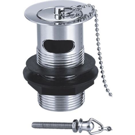 Slotted Basin Waste With Finish Plug And Chain Chrome (1/5)