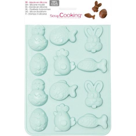 Moldes de silicona para bombones de Pascua