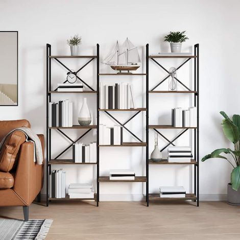 Bücherregal Sonoma-Eiche 156 x 25 x 167 cm Holzwerkstoff