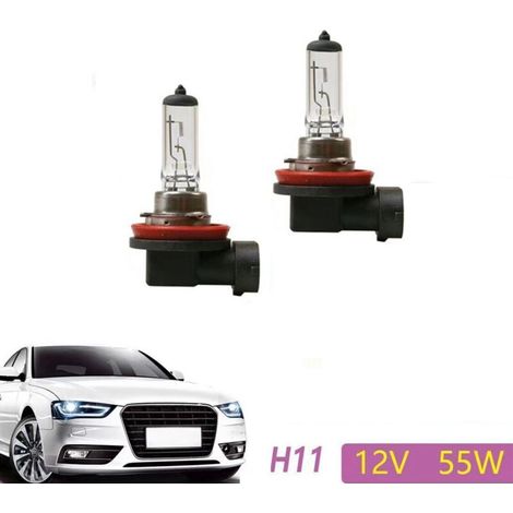 Lámparas de faro automotriz H11, 3000K cálido, 55W, 12V, ref. 03726 (1/2)