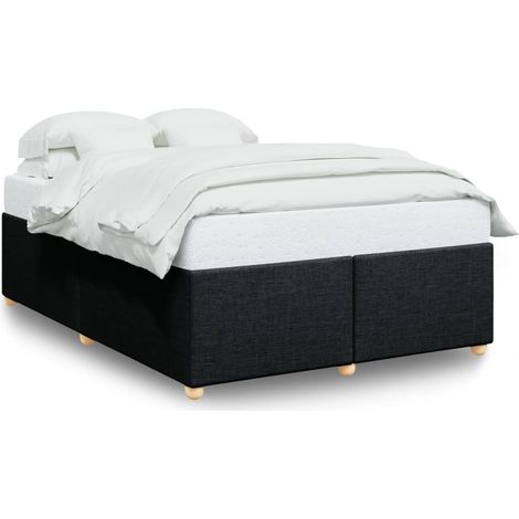 Maison Exclusive - Giroletto senza Materasso Nero 140x190 cm in Tessuto (1/5)