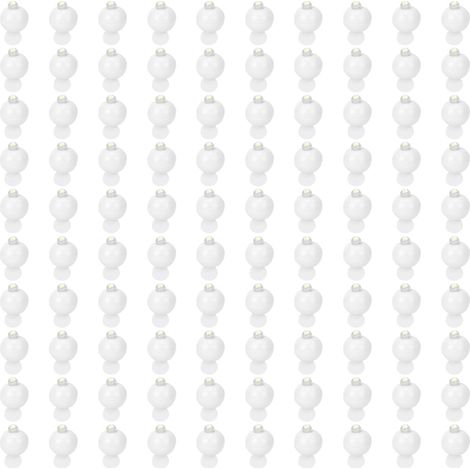 100 pièces Mini LED ronde ballon lumières boule lampes noël fête de mariage décoration de la maison lumière blanche (1/5)