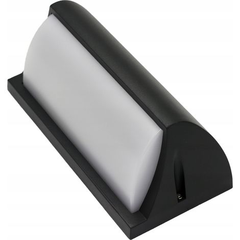 APLIQUE EXTERIOR NEGRO DRACO IP54 E27 FACHADA JARDÍN IDEAL (1/5)