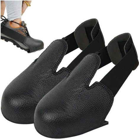 Couvre-chaussures de sécurité universels en cuir PU, protection contre l'écrasement pour l'industrie du travail (1/5)