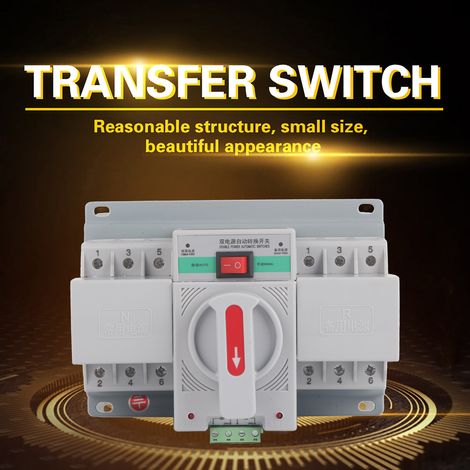 Commutateur de transfert automatique à double alimentation 63 A triphasé 380 V (1/5)