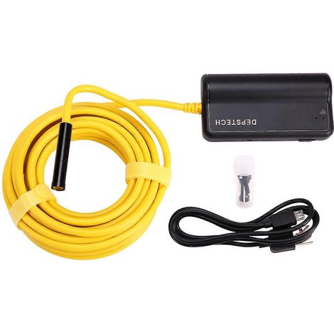 Caméra endoscopique à double objectif 1080p avec zoom LED et 6 LED (1/5)
