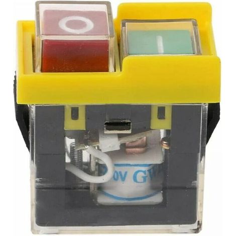 Interrupteur électromagnétique étanche 5E4 250 V, bouton de démarrage magnétique, protection contre la mise hors tension, interrupteur autobloquant (1/5)