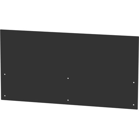 Le Marquier – Habillage arrière en acier électrozingué peinture époxy noire – Installation sur meubles de cuisine – Certification Origine France Garantie