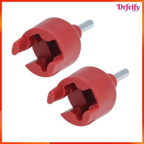 Manchon Isolant Clôture Électrique - Perceuse Électrique Compatible - Pour Installation Isolateurs Clôture Fermière - 2 Pièces (1/5)