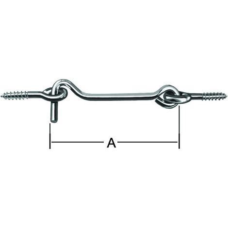 Vormann Sturmhaken m.Öse 120 mm (1/2)