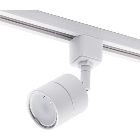 Litecraft Track Light Soho Spotlight Head Adjustable GU10 Fitting - White (1/2)