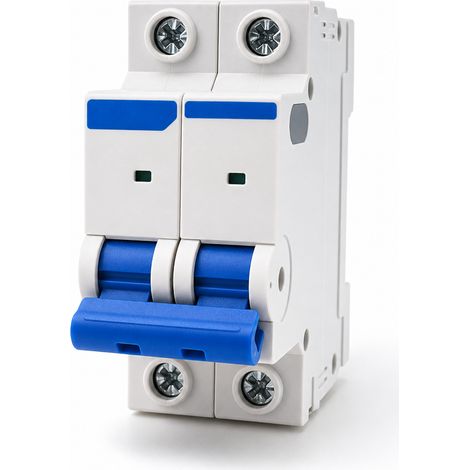 Disjoncteur miniature 2P 32A courbe C 6kA AC 230-400V EN60898-1