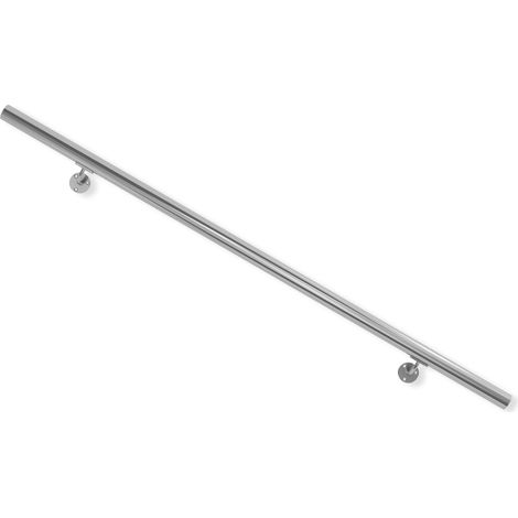 Dolle Handlaufset zur Wandmontage 1,5m Edelstahl V2A, rund (1/5)