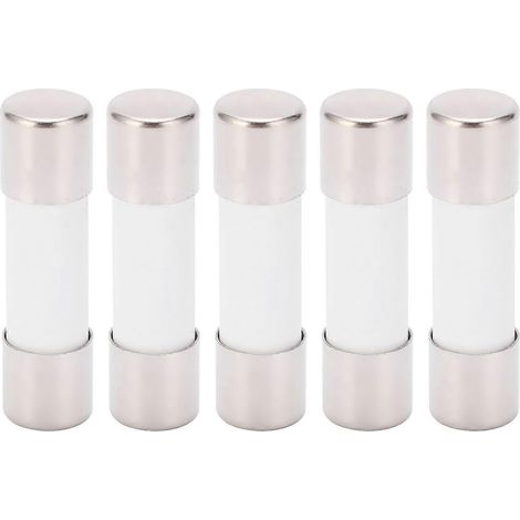 5-teiliges Sicherungsrohr-Set für Photovoltaik-Schutz, 1000 V DC, 10 x 38 mm, Ersatzteil, 25 A