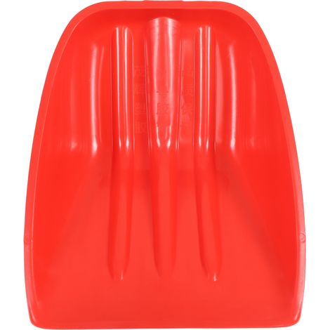 Pelle à neige rouge renforcée en PP épais, résistante à l'usure, solide et sûre pour enfants, outil de jardin 39 x 30 cm / 15,4 x 11,8 pouces (1/5)