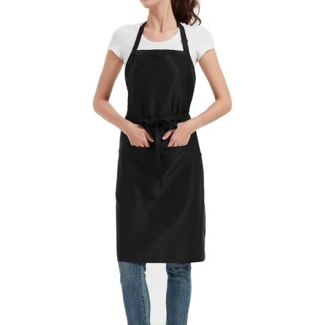 1 Tablier, Polycoton, Imperméable, 83x68cm, Poches, Cuisine, Barbecue (1/5)