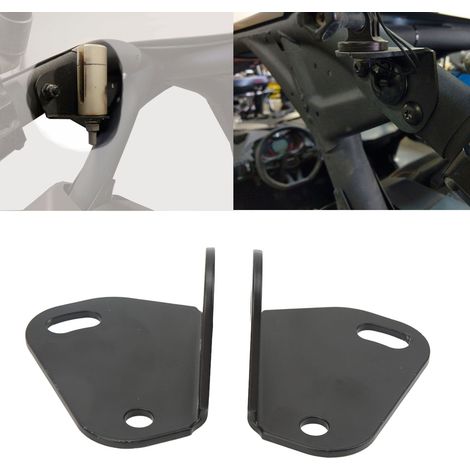 Paar verstellbare hintere Montagehalterungen für doppelseitige Flaggenantenne, kompatibel mit Can-Am Maverick X3 (1/5)