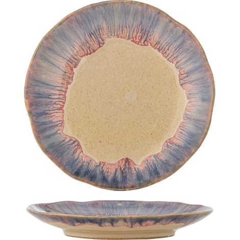 Bloomingville - Imogen Plate - Multi - Stoneware
