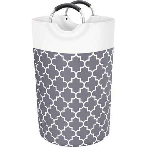 1pc Gris 82L Panier Armoire Bac Linge Panier Linge Corbeille A Linge Panier A Linge Panier Linge Sale Panier A Linge Armoire De Rangement Laundry Basket Bac De Linge Sale