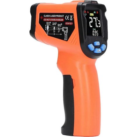 Digitales Infrarot-Thermometer, industrietauglich, hochpräzise, digitales Laser-Infrarot-Thermometer-Pistolengerät für Öl