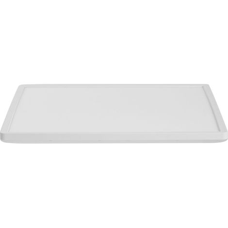 Panneau Lumineux LED en Matière Synthétique Plafonnier Encastré avec Télécommande Blanc Cereon (1/5)