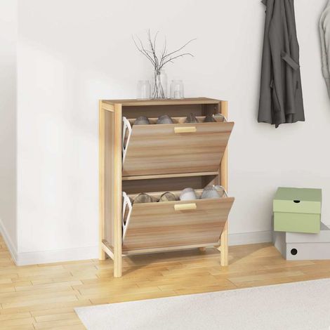 vidaXL Shoe Cabinet 57,5x33x80 cm Engineered Wood (1/5)