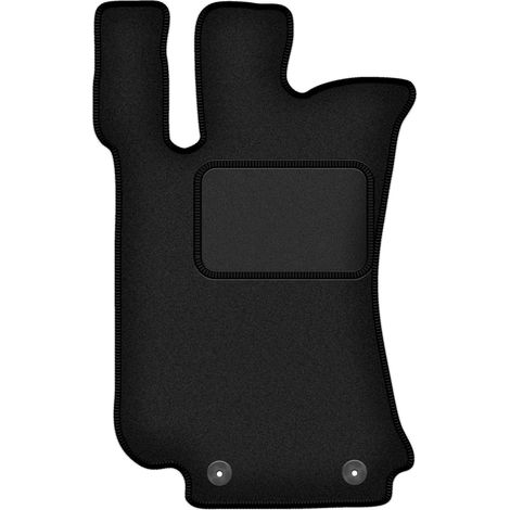 Tappetino in velluto per il conducente per: Mercedes Classe R W251 monovolume 7 posti corto (2005-2013) nero